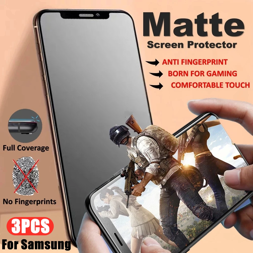 

for Samsung Galaxy S22 S21 Plus S20 FE Matte Protective Film for A52 A32 A12 A72 A50 A51 A71 M12 M31 Screen Protectors Not Glass