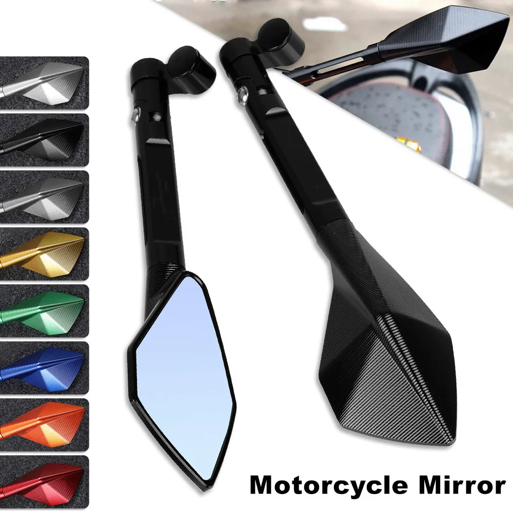 

FOR YAMAHA FZ6 FZ6N FZ6S 1998 1999 2000 2001 2002 2003 Motorcycle Universal CNC Aluminum Rearview Mirror Side Mirrors 8mm 10mm