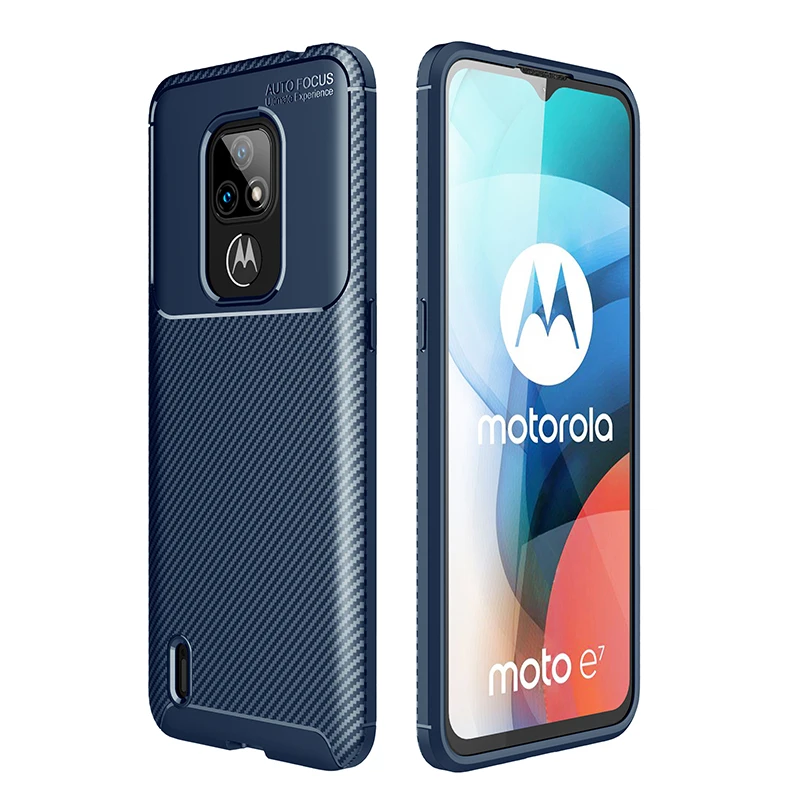 

case for motorola moto e7 bumper cover on motorolae7 motoe7 e 7 7e 2020 phone coque back bag 360 soft tpu matte silicone shell