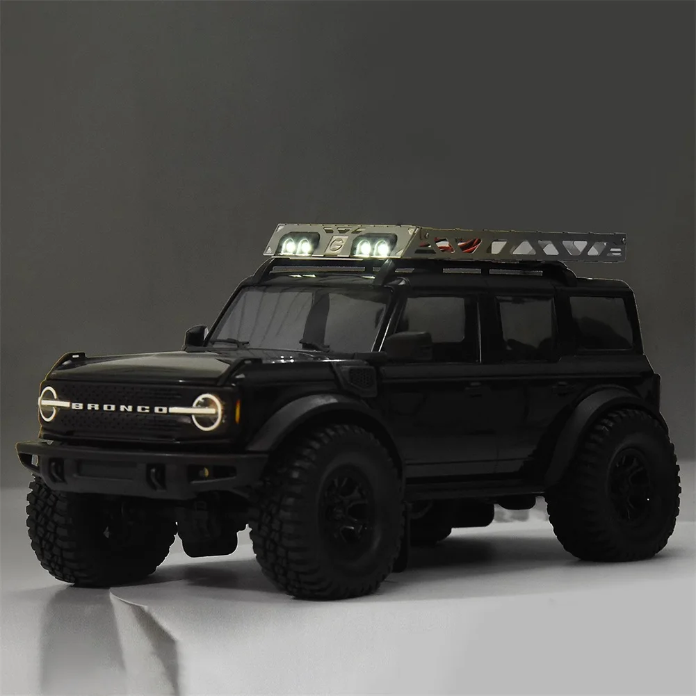 RC 1:18 багажник на крышу из нержавеющей стали модель T TRX4M SCX24 имитация украшения