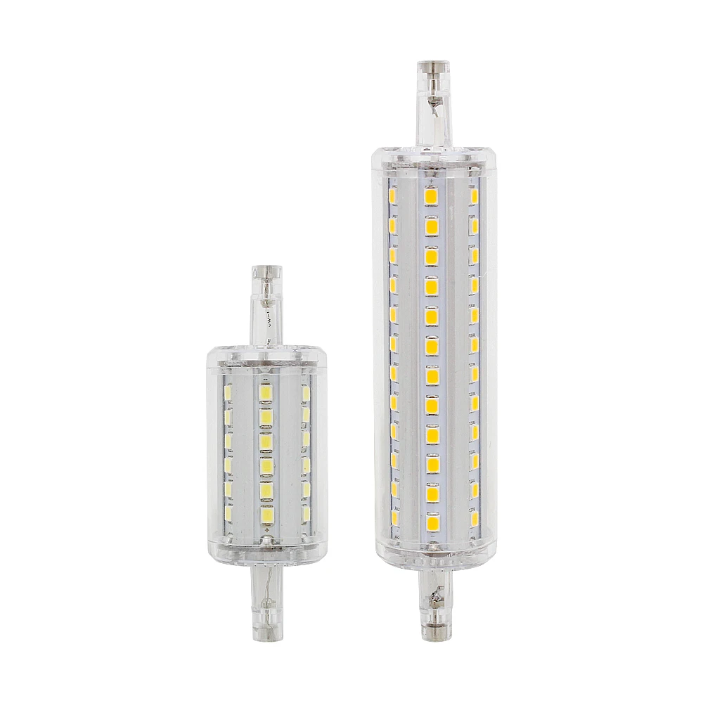 

R7S LED Bulb 4W 78MM AC 85-265V Dimmable Corn Light 7W 118MM Lampada 36 72 LED 2835 SMD Energy Saving Replace Halogen Lamp