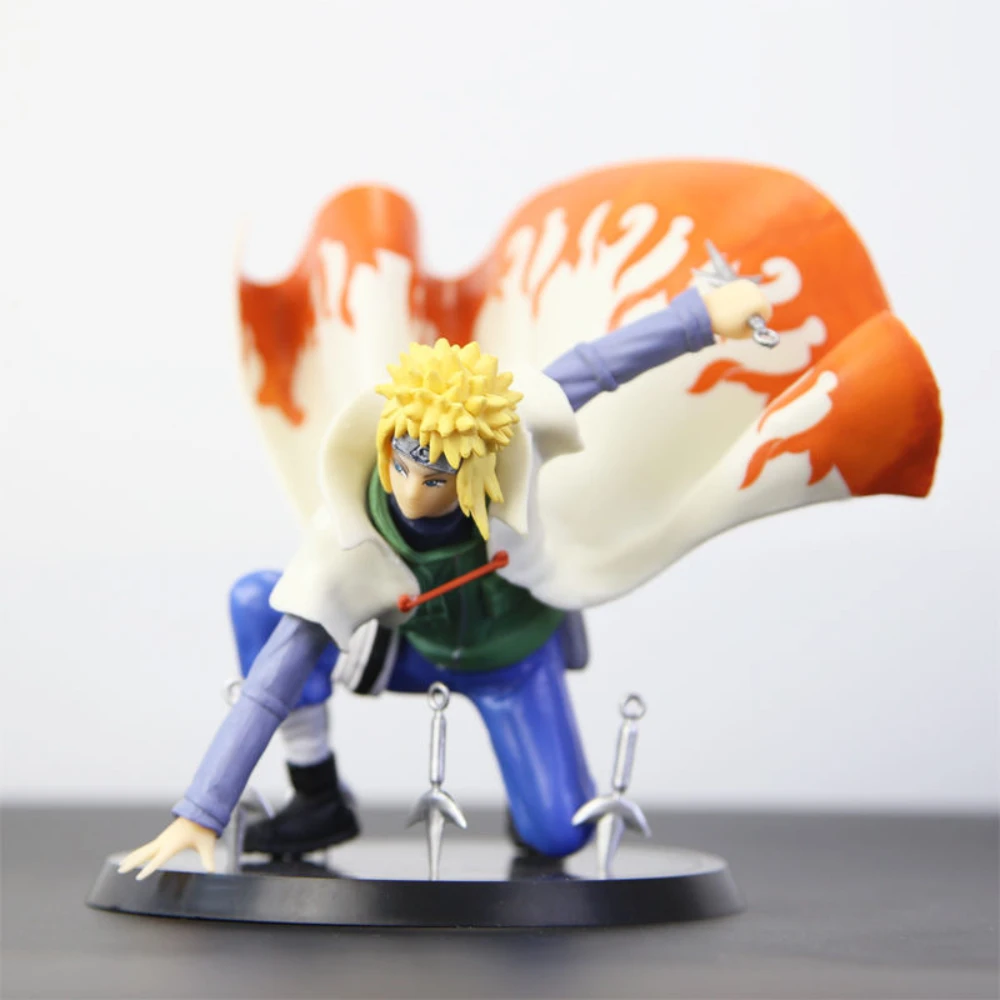 

Naruto Anime Namikaze Minato Figures Collection Decoration Ninja Kneeling Position Model Toys Gifts Doll Holiday Gift Pvc