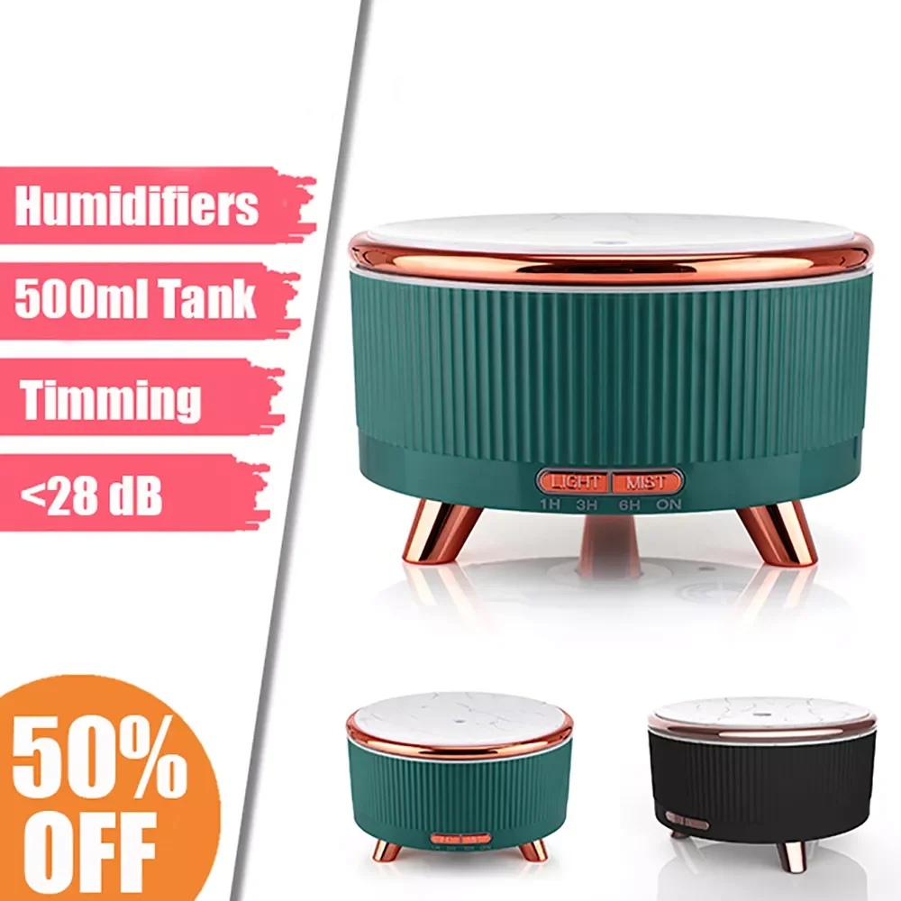 

Увлажнитель воздуха, 500 мл, USB, для дома и офиса