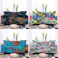 modern home elastic sofa cover multicolor printing all inclusive sofa covers for living room spandex sectional sofa slipcover