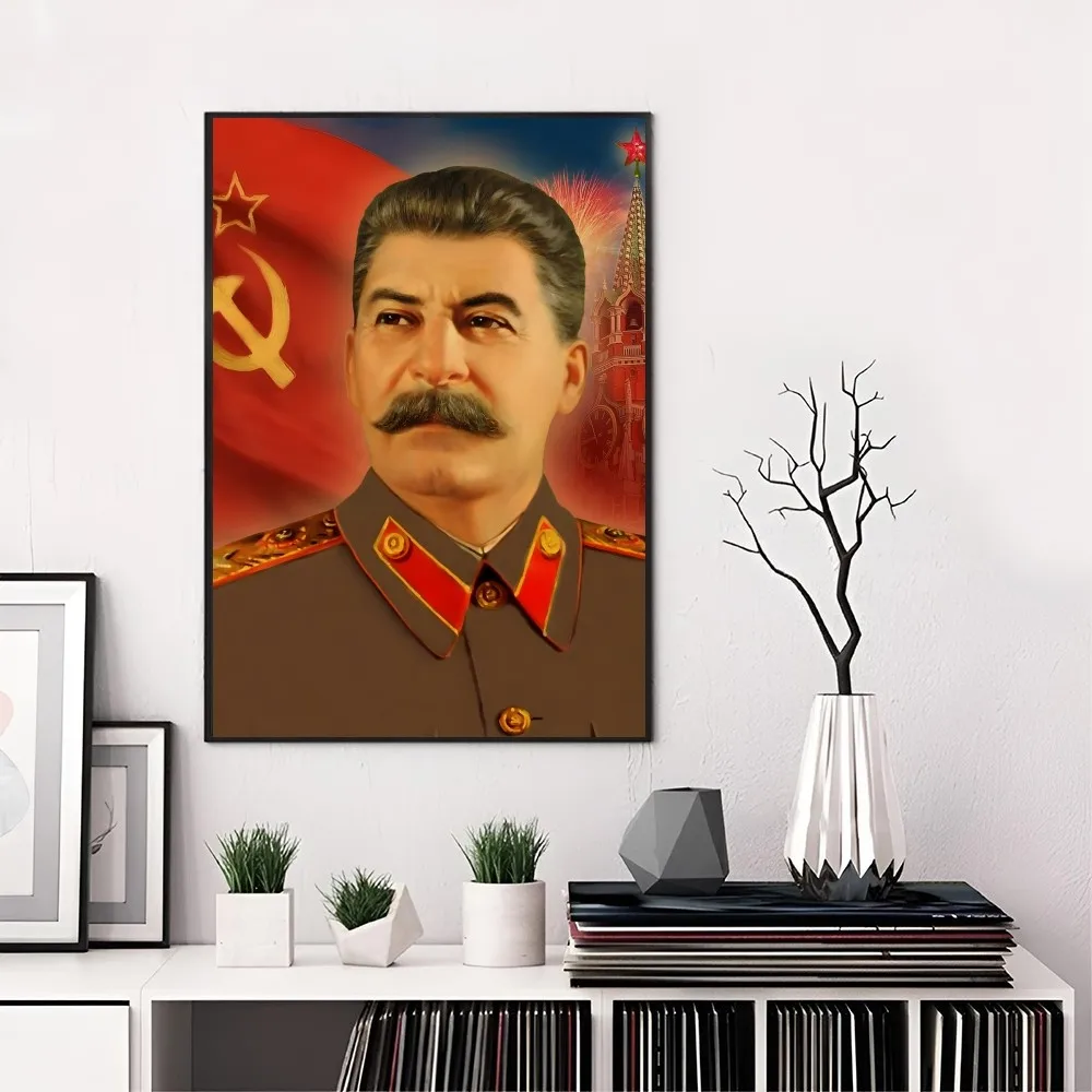 Портрет СССР с российским сталином самоклеящаяся искусство Декор стен для