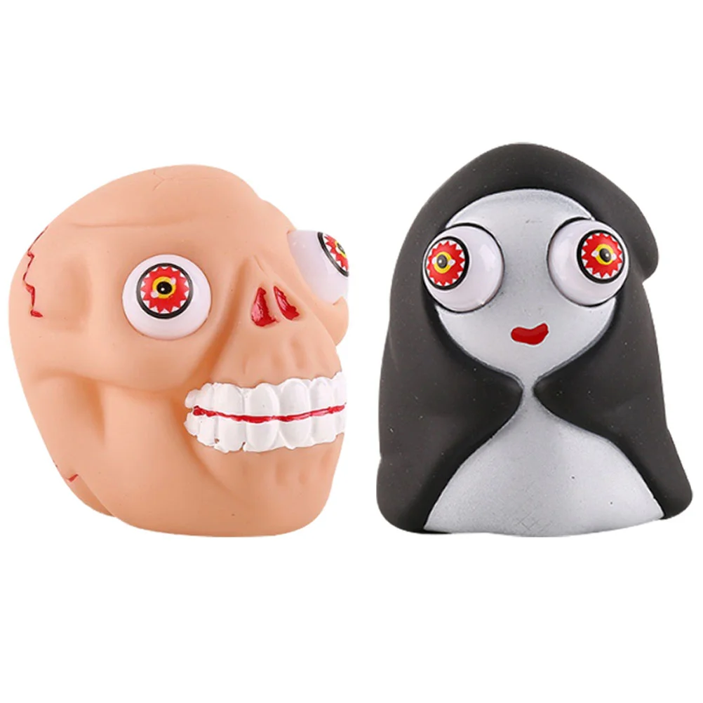 

2 Pcs Modeling Pinch Toys Child Soft Rubber Decompression Squeezing