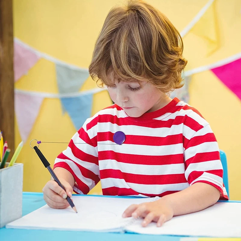 

12 PCS Retractable Pencil Holder Carpenter Pencil Holder Key Ring Badge Reel Pen Clip For Carpenter Nurse Teacher