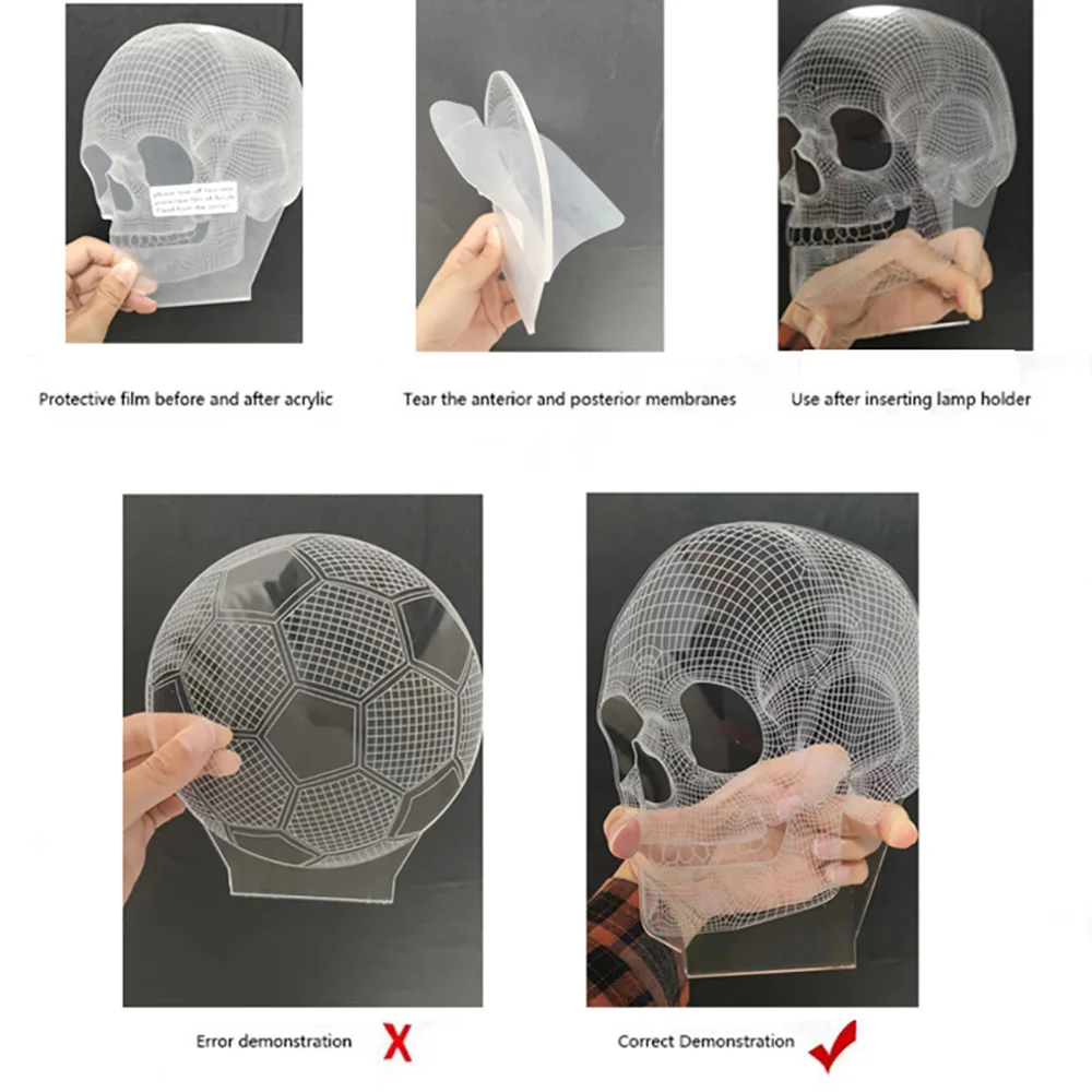 3D крестовая лампа с дизайном Иисуса для друзей Рождественская Пасха детский