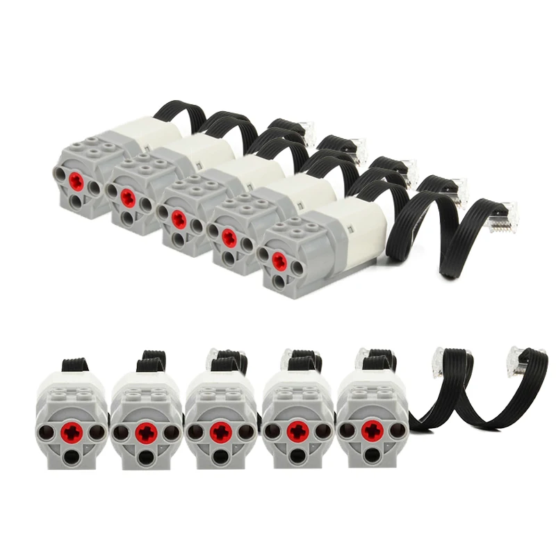 Wholesale 10Pcs/lot Electric Power Function MEDIUM MOTOR Building Blocks Parts Fit for 45300 WEDO 2.0 Classic Robotics Toy 21980 |