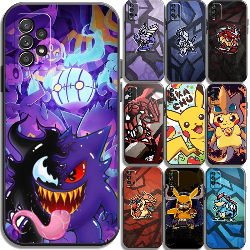

Pokemon Bandai Phone Cases For Xiaomi Redmi Note 9 Pro 10 10S 10 Pro POCO F3 GT X3 GT M3 Pro X3 NFC Soft TPU Carcasa Back Cover