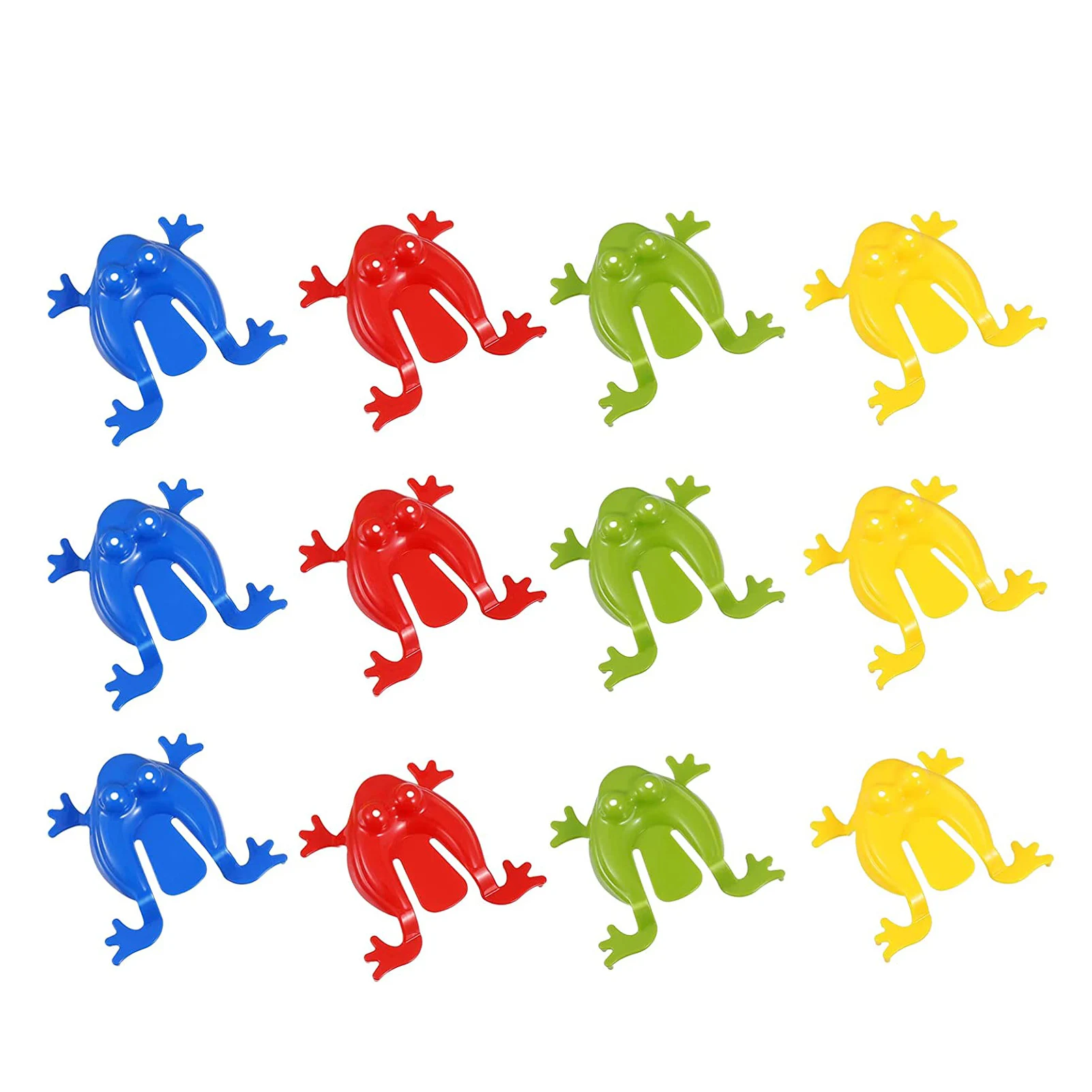 

Jumping Leaping Frog Toy 12PCS Leaping Frogs Toy Mini Frog Toy Lovable Small Jumping Bouncing Frog Toy Finger Press Frogs To