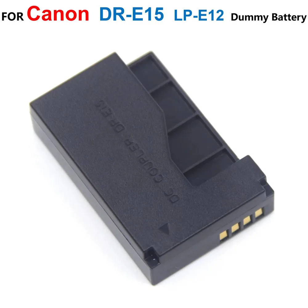 Charger Lp-e12 Lpe12 Dummy Battery For Canon Ack-e15 Eos-100d Kiss X7 Eos Rebel Sl1 Sx70hs