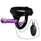 Двойной наконечник для искусственного пениса, Электрический страпон, вибратор для лесбиянок, секс-игрушки, ремешок на поясе, фаллоимитаторы для девочек