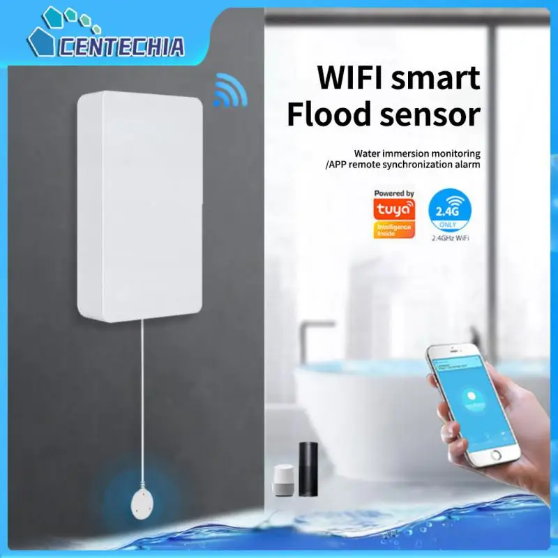 

Датчик утечки воды Smart Life Tuya с Wi-Fi и приложением