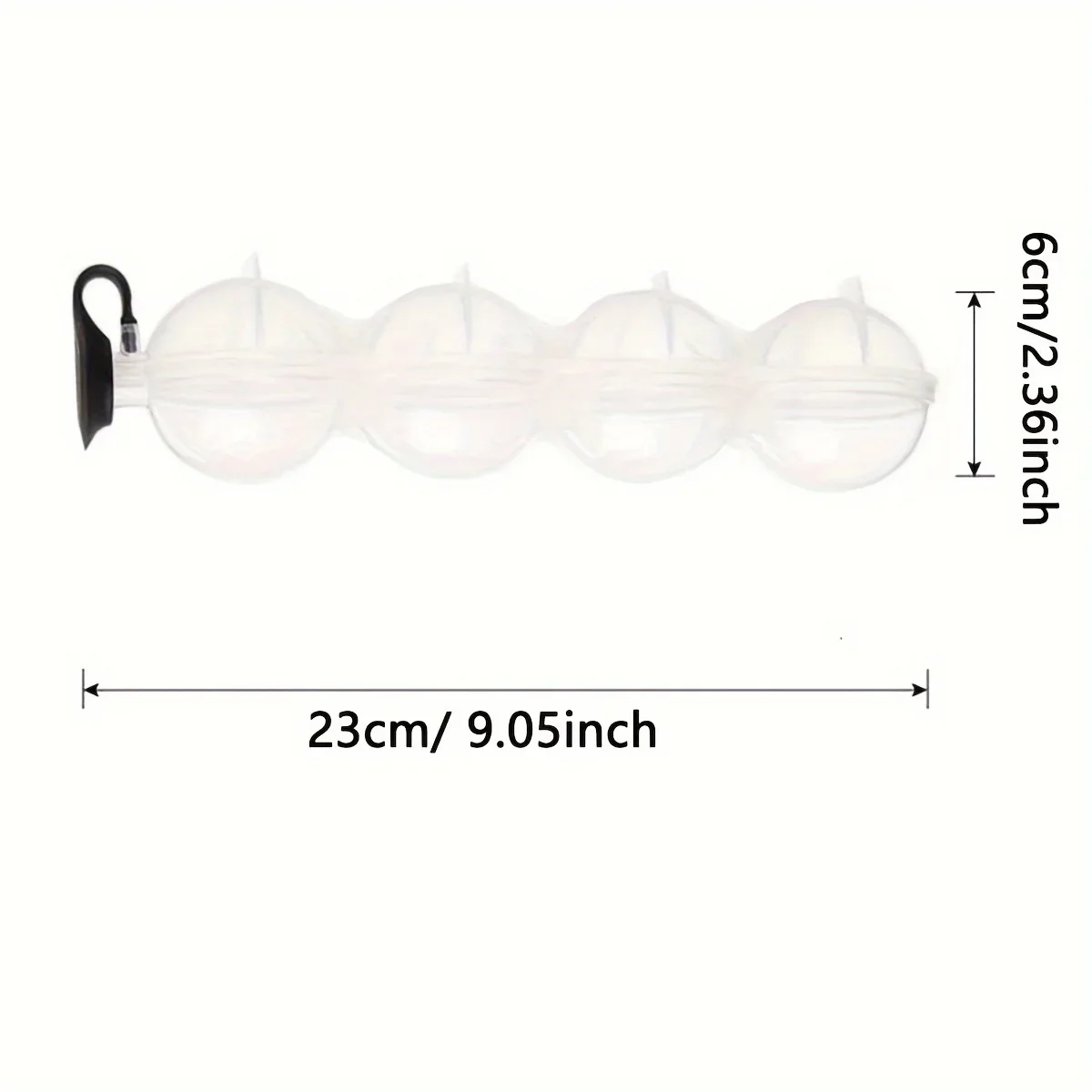 1 шт. пластиковая прозрачная форма для льда 4 отверстия