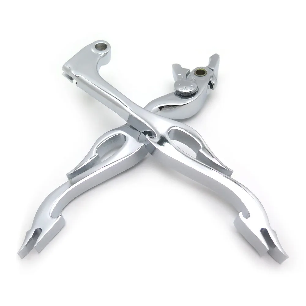 Фото Рычаг тормозной муфты мотоцикла с пламенем для Yamaha YZF 1999-2004 R1/R6, 2006-2010 R6S, 2001-2005 FZ1 FZS1000 №5
