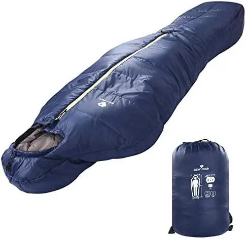 

Спальный мешок, ультралегкий спальный мешок с 800 наполнителем для холодной погоды, 32 ℉/0 ℃, легкий спальный мешок для мам с компанией