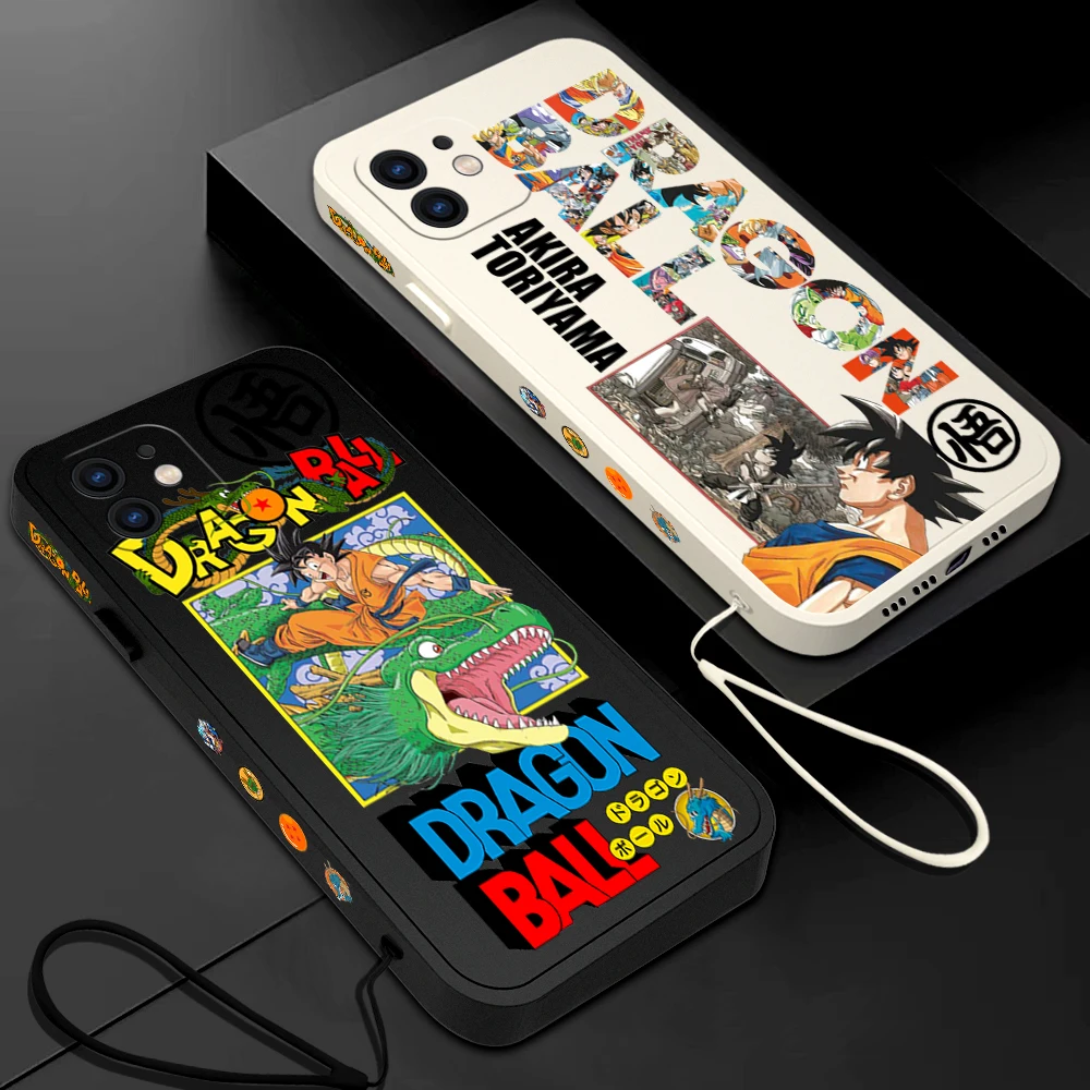 

Чехол для телефона Dragon Ball Z, Сон Гоку, DBZ, для iPhone 14, 13, 12, 11 Pro Max, Mini, X, XR, XS MAX Plus, чехол из жидкого силикона
