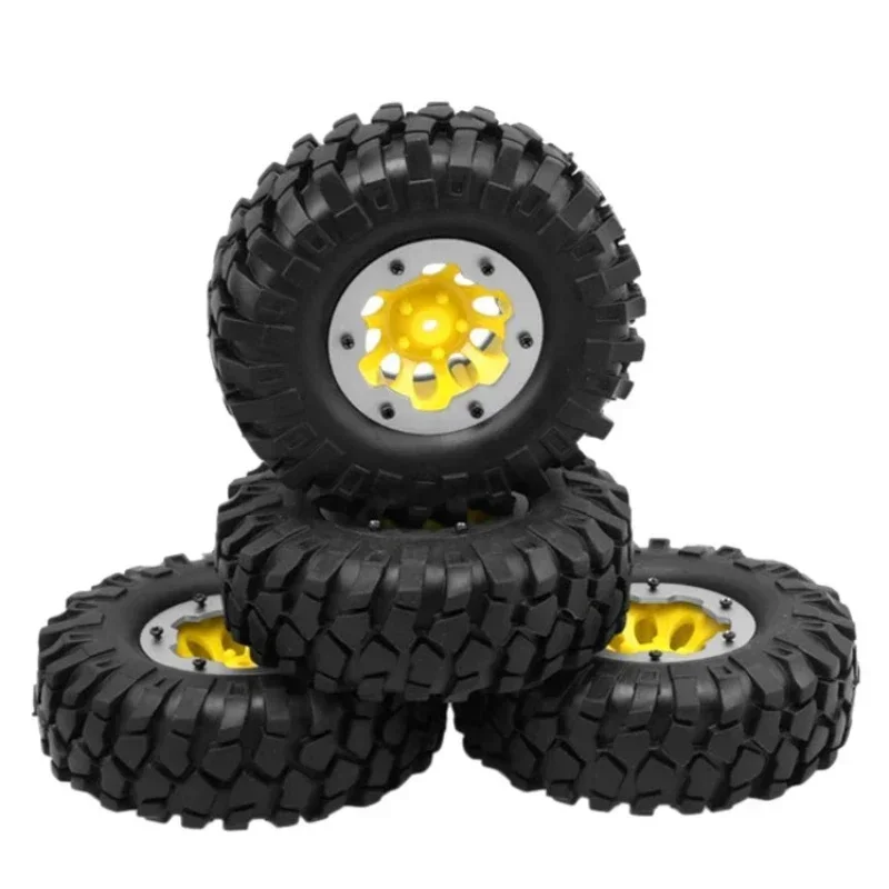 1.9&quot Tires 108mm Wheel 12mm Hex Hub For SCX10 RC Telecontrol Model Car Climbing Tyre Simulated Gravel Tire High Quality