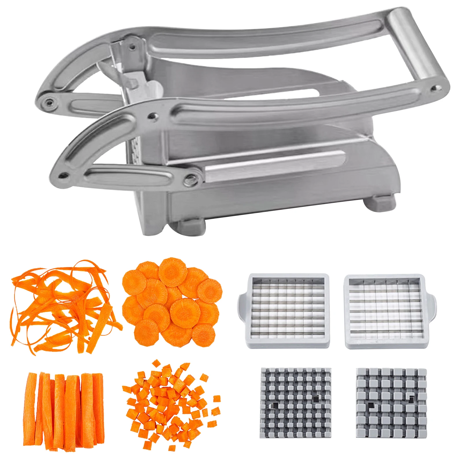 

Stainless steel household potato chip slicer chopper chopper potato chip machine making tools potato chips