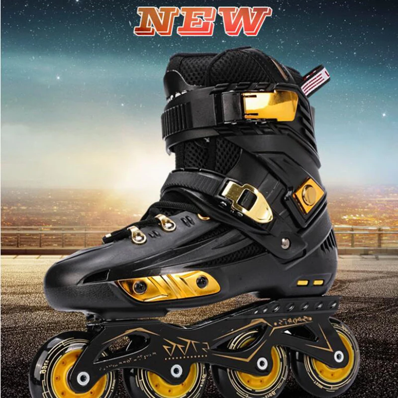 Slalom Rollerblading Adult Skates  Inline Roller Skastes  Professional Fancy Roller Pulley Shoes Patines de 4 Ruedas