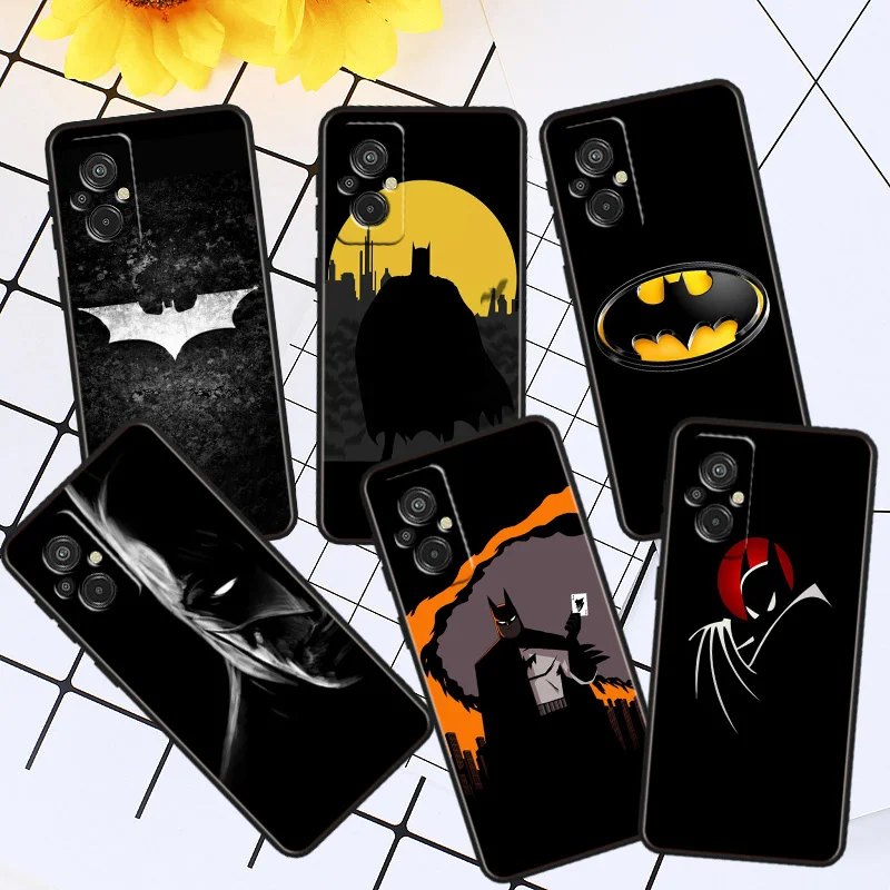 

DC Comics Batman Phone Case For Xiaomi Redmi K60E K60 K50G K50 K40S K40 K20 S2 6A 6 5A 5 Pro Ultra Black Soft Cover