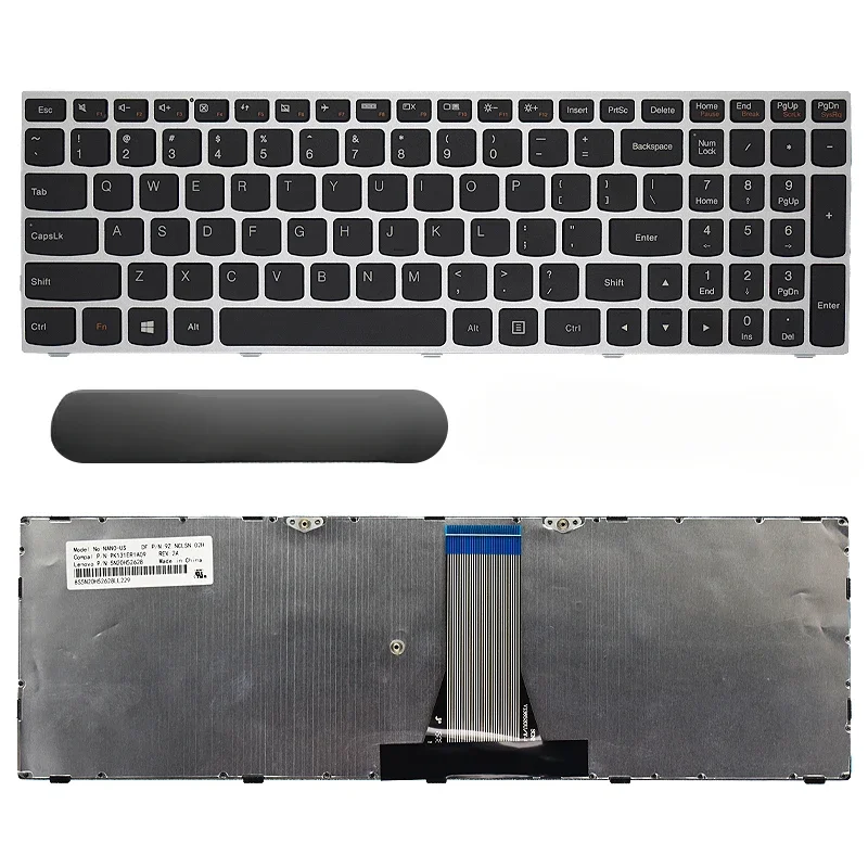 Замените костюм для клавиатуры ноутбука Lenovo Ideapad 300-15ISK E51-80 Y50C B70-80 B71-80