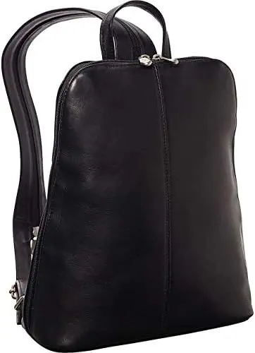 

Donne Leather Women\u2019s Tech-Friendly Backpack \u2013 Premium Full-Grain Colombian Vaquetta Leather Backpack, 11\u201D x 12\u