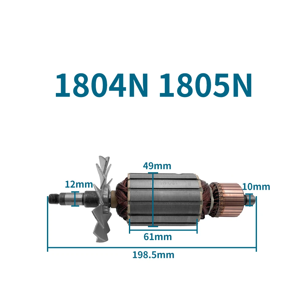 

AC220-240V якорь для Makita 1804N 1805N плотник строгальный станок ротор якорь аксессуары для электроинструментов замена