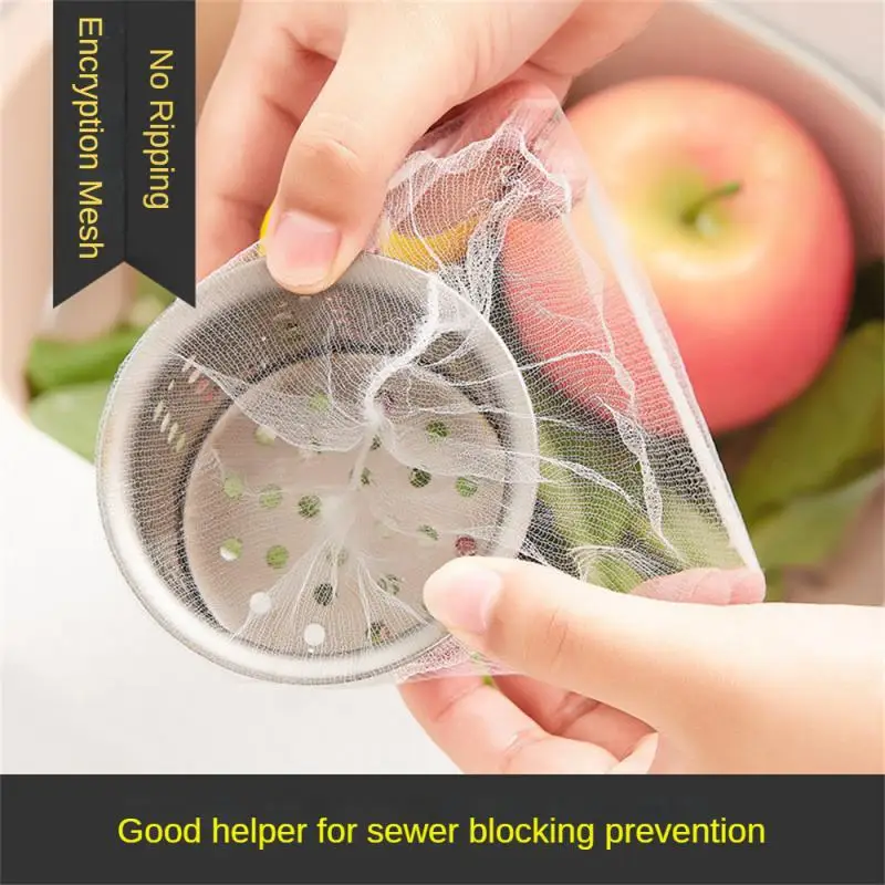 

Fine Network Port Sink Strainer No Special Smell Sink Filter Bag Good Stretch Easy To Clean Sink Drain Net Bag Good Toughness