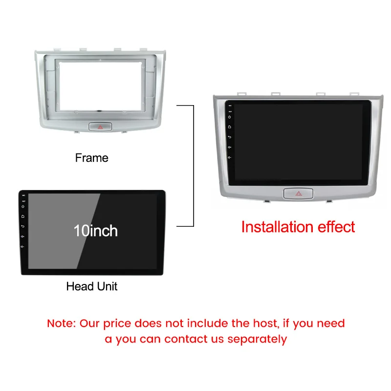 Адаптер рамы автомобиля для Great Wall Haval H6 2017 Android радио аудио панель Тепловой панели