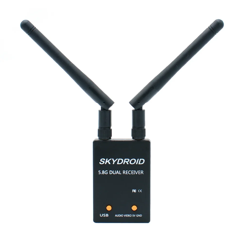 Skydroid 5 8G 150CH полноканальный UVC двойной антенный приемник управления OTG FPV с аудио