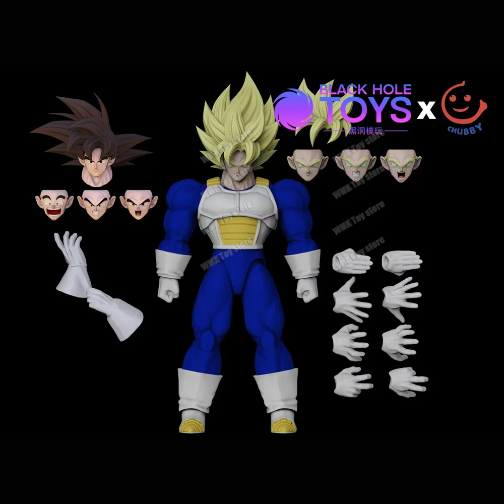 Black Hole Toys &amp Chubby Dragon Ball SHF Super Saiyan SSJ Son Goku Vegeta Trunks Полная мощность Аниме Фигурки