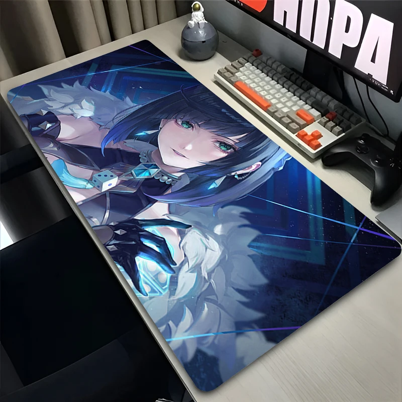 Коврик для мыши ноутбука аниме расширенный настольный коврик компьютерного