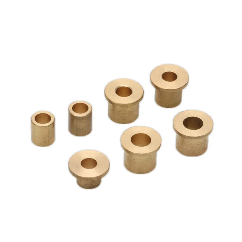 10PCS Mini Brass Bushing Shaft 2mm 3mm 4mm 5mm Rudder Flange Shafting Sleeve Bearing for RC Bait Boat DIY Model Accessories