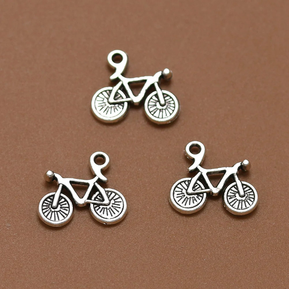 

50 Pcs Jewelry Kits Charm Pendant Double Sided Making Pendants Alloy DIY Charms