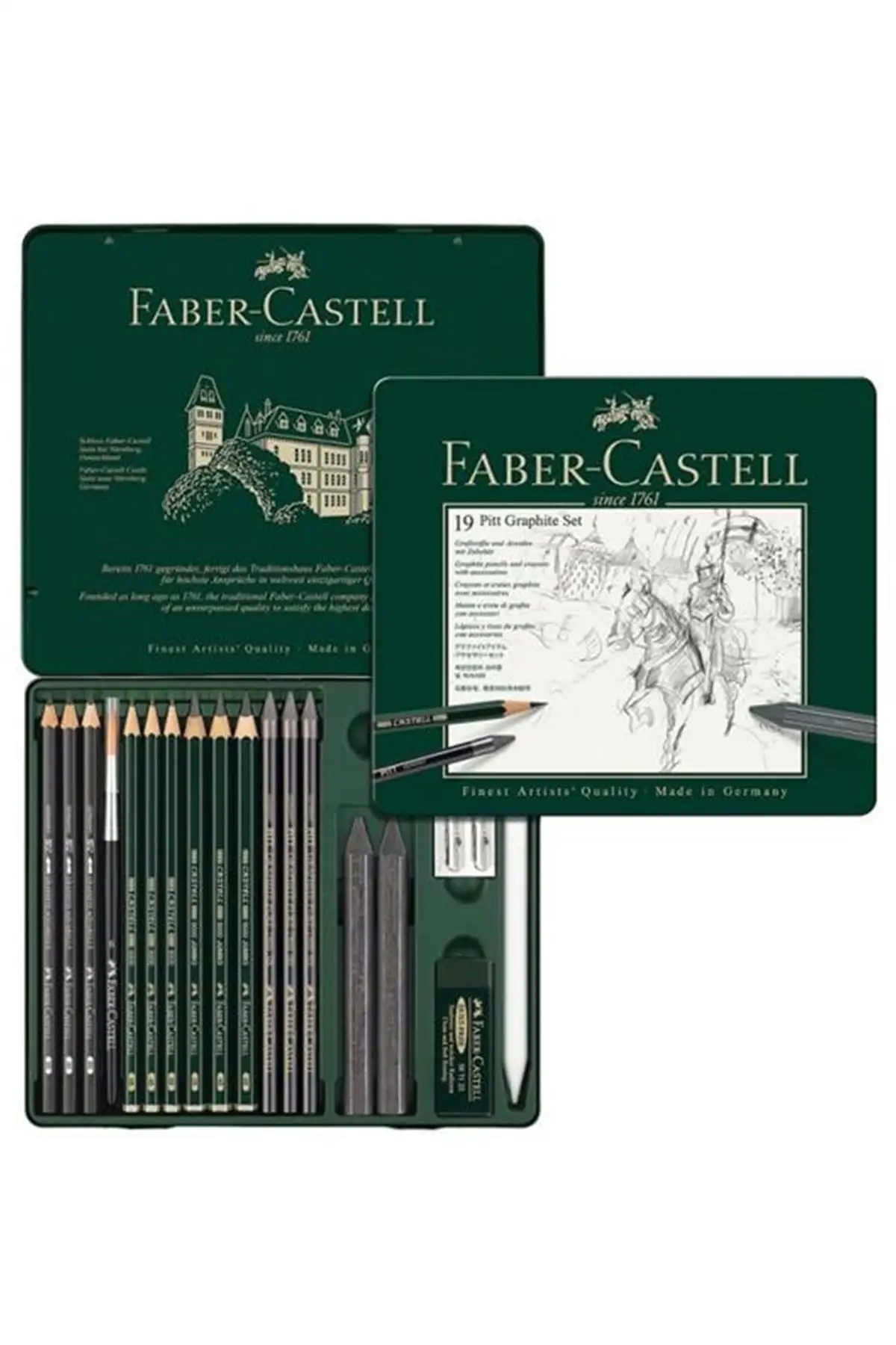 

Бренд: Faber Castell Faber Pitt графитовый набор 19 Lu 8811297300 Категория: мраморный набор