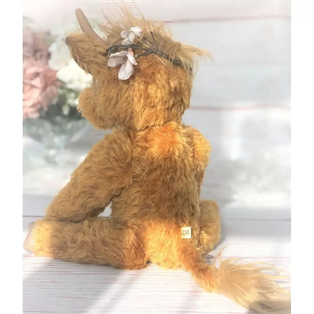 Для детей подарки длинношерстная кукла бык фигурка игрушки имитация горной