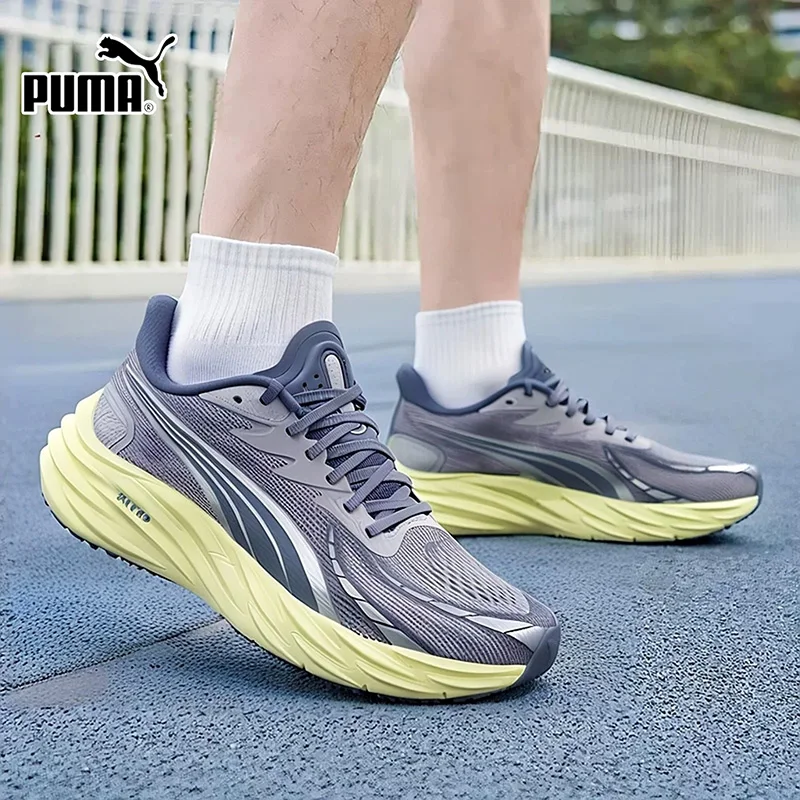 Фото Мужские кроссовки Puma - Velocity NITRO 4 - Быстрые, амортизирующие, дышащие и удобные мужские спортивные кроссовки для бега311140-19 №1