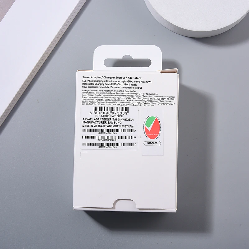 Samsung Galaxy A55/A35/A15/A54/F14/F62 Быстрое Зарядное Устройство 25 Вт PD Сетевой Адаптер Для