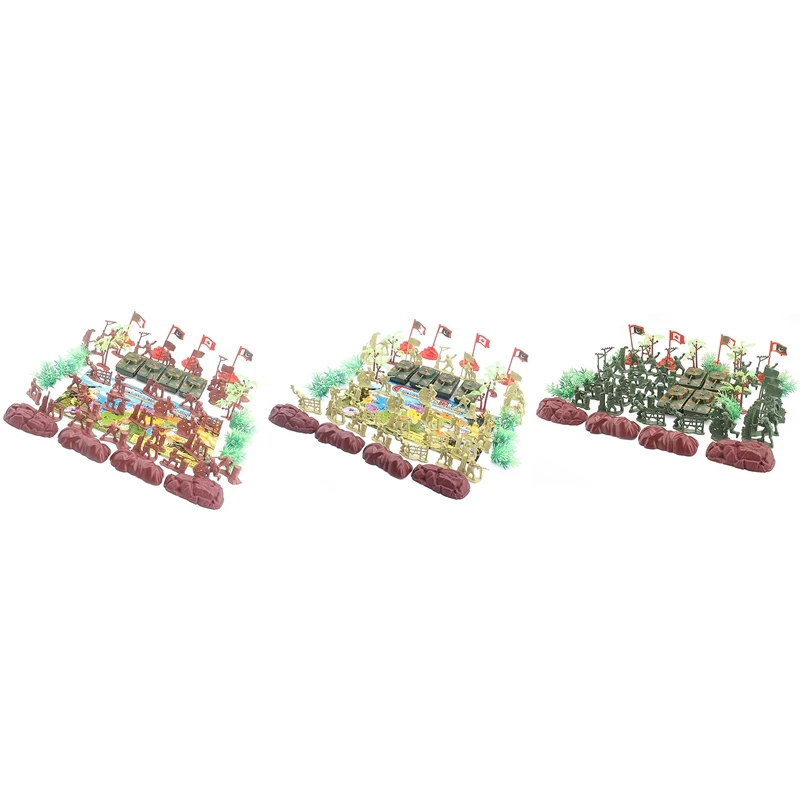 

52 шт., мини-солдатики для настольного декора