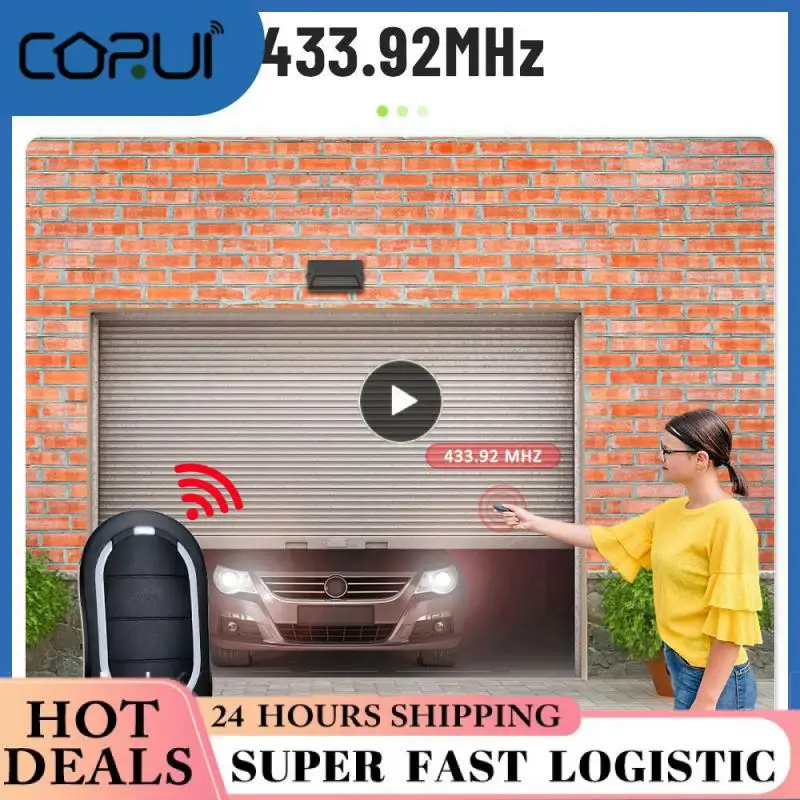 

Lithium Battery Type Cr2032 Garage Door Learning Code 433.92mhz Remote Control 4000 Cycles Use Remote Control For Alutech At-4n