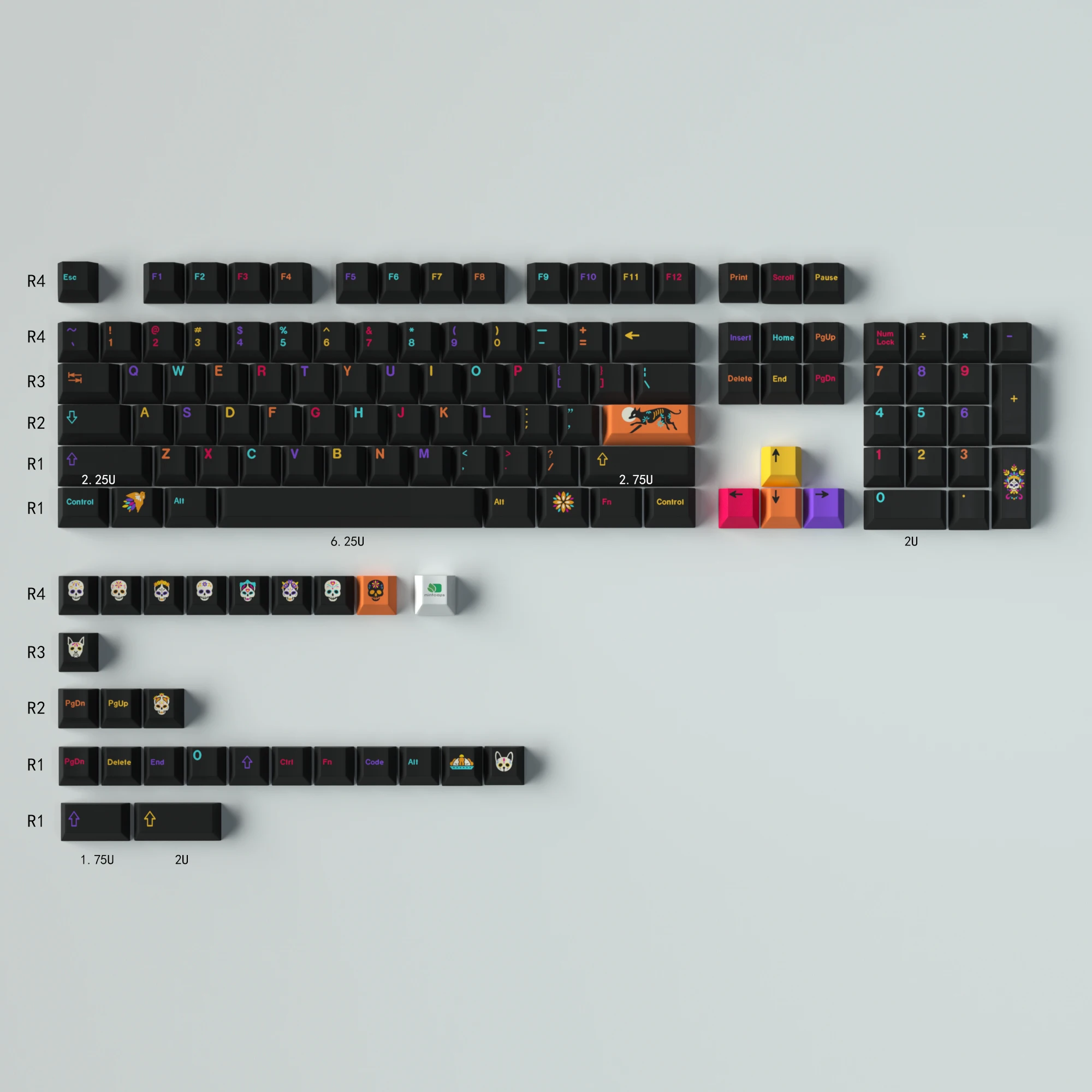 Колпачки клавиш Gmk Underground World, 130 клавиш, вишневый профиль, клавиатура Pbt, колпачки клавиш на английском языке, индивидуальные колпачки клавиш ... (art.: 3920beef2b327) - 3920beef2b327
