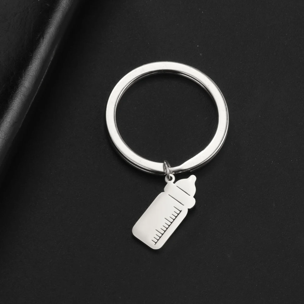 Fishhook Брелок с именем детской бутылочки для мамы оригинальный новорожденный