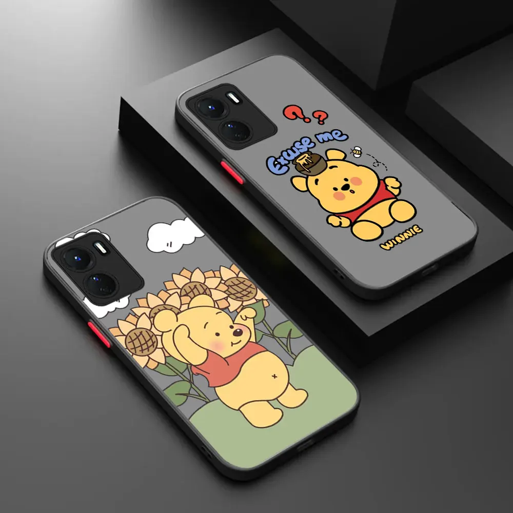 Disney's Adorable Pooh Phone Case For VIVO S1 Z1X T1 S15E X21 S7 S12 PV23E S15 X30 X50 X60 X70 U10 U3 U20 S PRO 5G