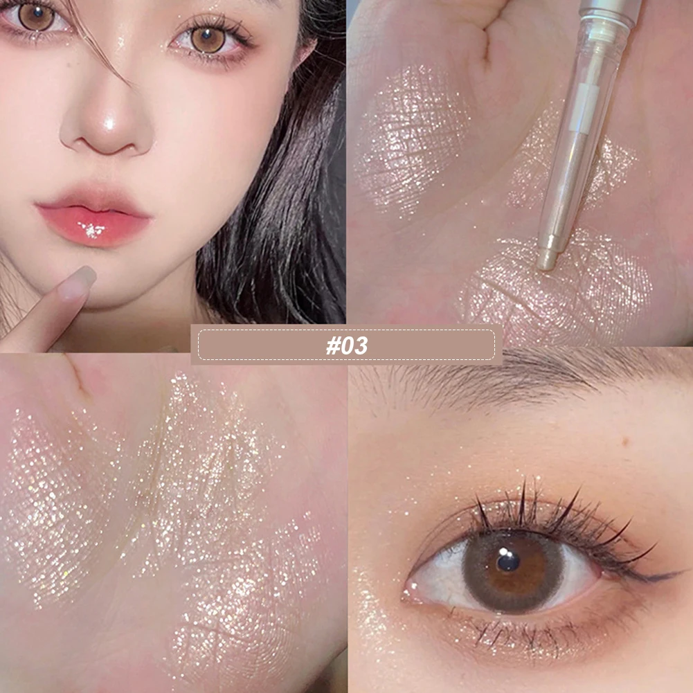 Diamond Eyes Pencil Shiny Glitter Eyeshadow Pen Eyeliner Pearlescent Matte Highlight Pen Brighten Silkworm Makeup Tool Cosmetics 6 Diamond Eyes Pencil Shiny Glitter Eyeshadow Pen Eyeliner Pearlescent Matte Highlight Pen Brighten Silkworm Makeup Tool Cosmetics 6