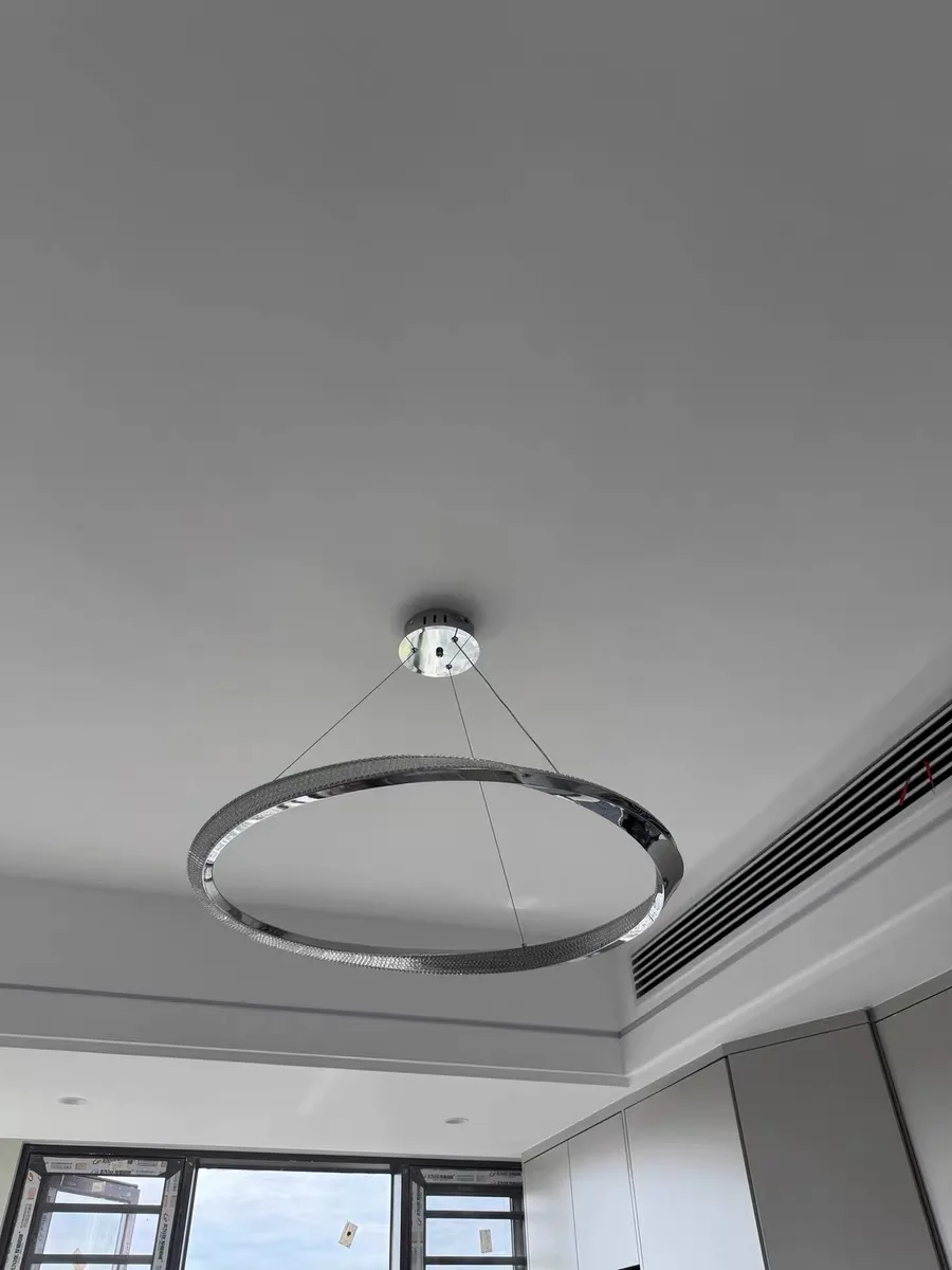 

Подвесной светильник MAG I CBEANS кольцевой серебряный LED