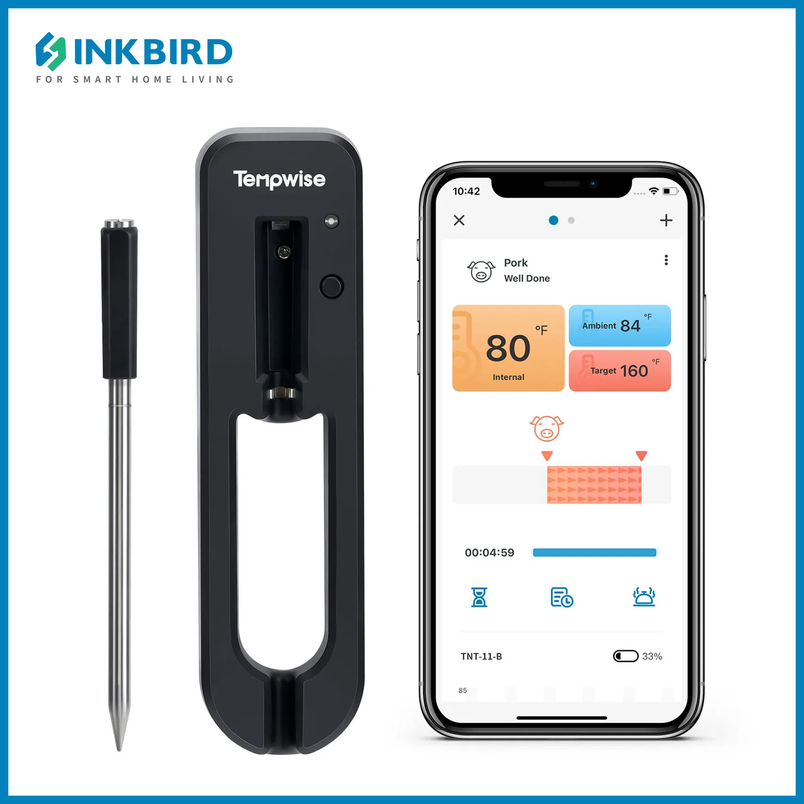 

INKBIRD Tempwise Умный термометр для духовки Bluetooth