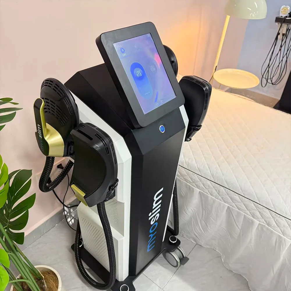 Фото Профессиональный Nova EMS MYOslim Neo 6500 Вт высокой мощности 4 RF ручки Hi-emt Body Sculpt EMS стимуляция мышц бестселлер машина №1