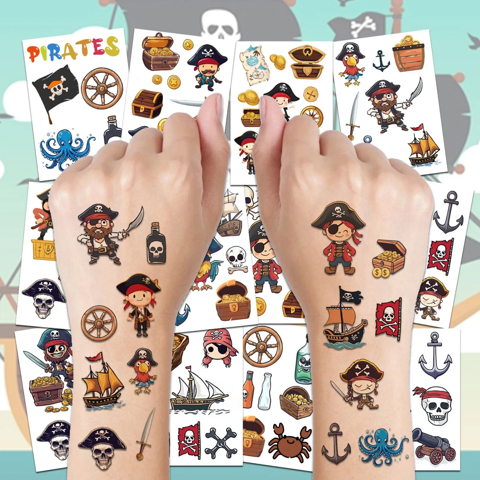 2 Коробки Х 24 Листа. Набор Временных Татуировок — Поддельные Татуировки На Тему